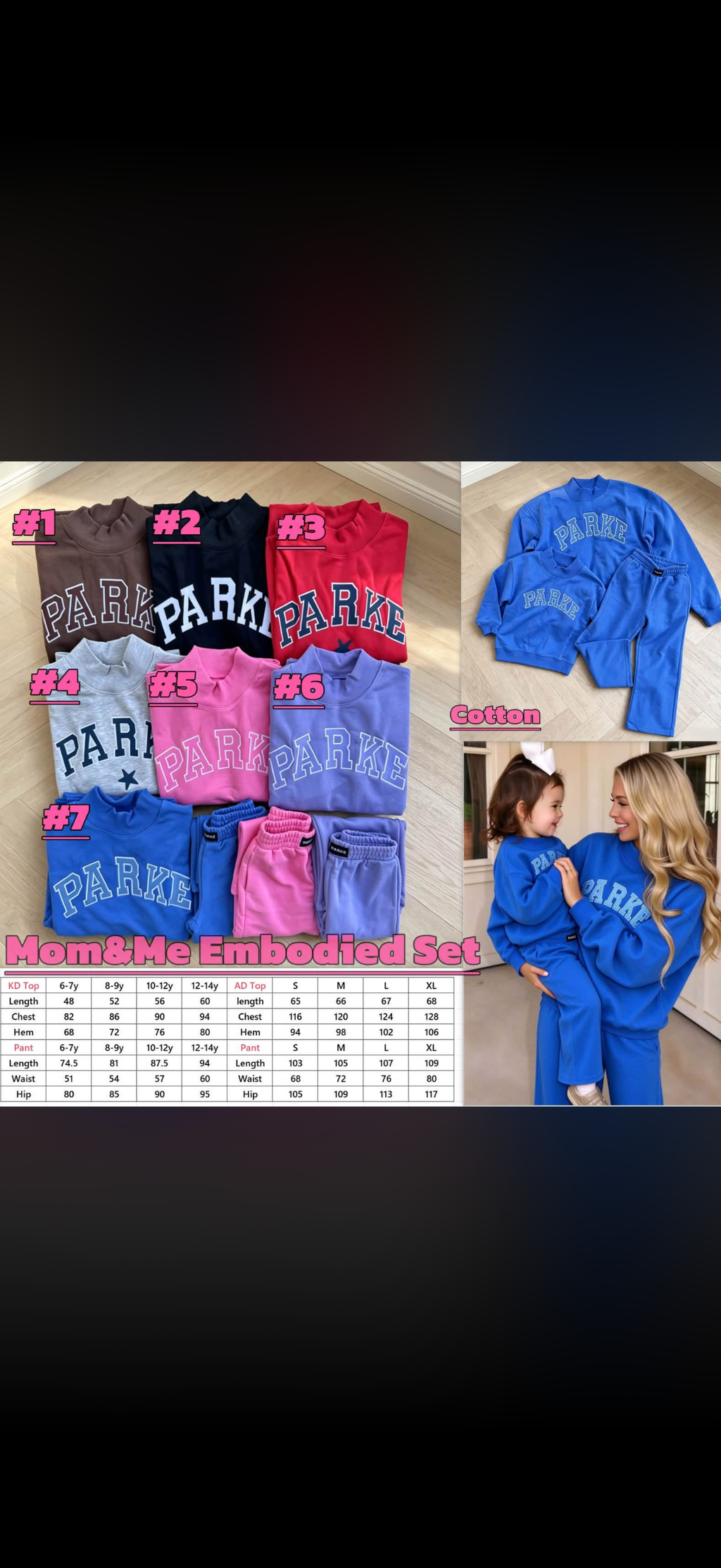 Parke mock neck set