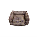 Checkered Luxury Dog Bed