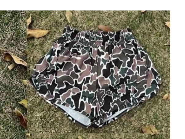Camo Running Shorts