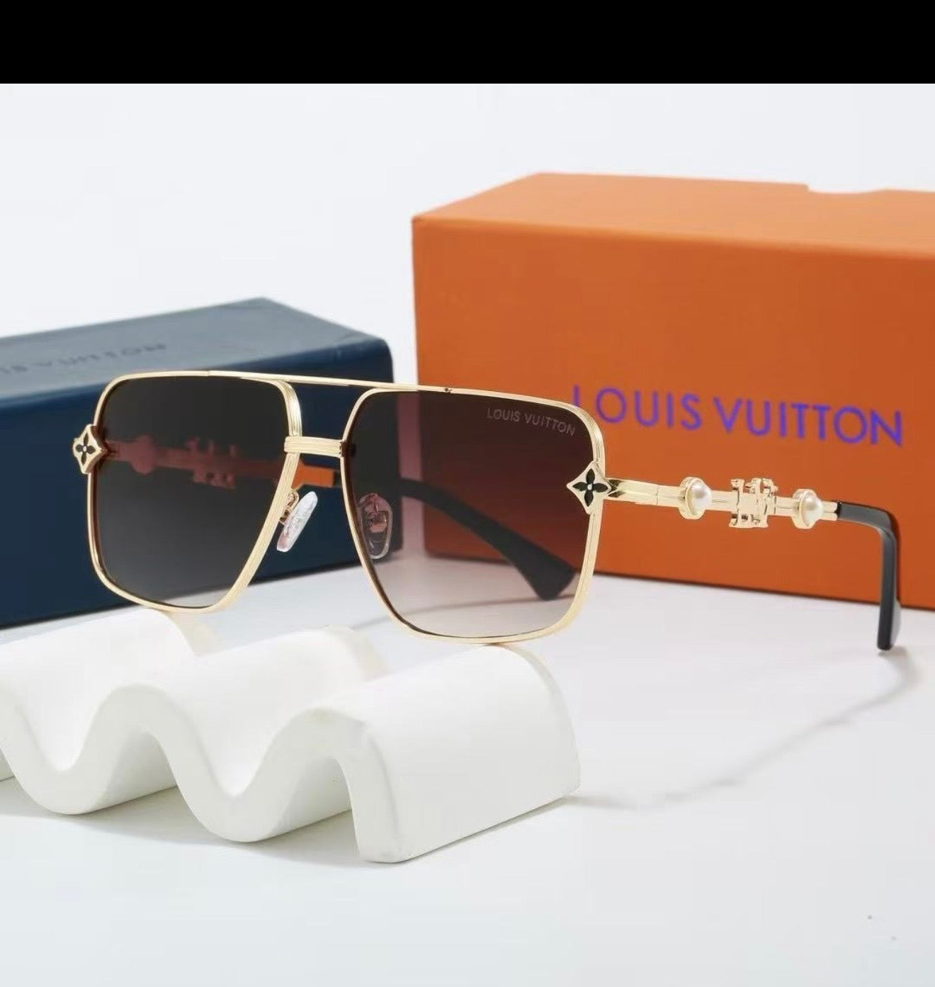 Louis Vuitton-Inspired Square Sunglasses