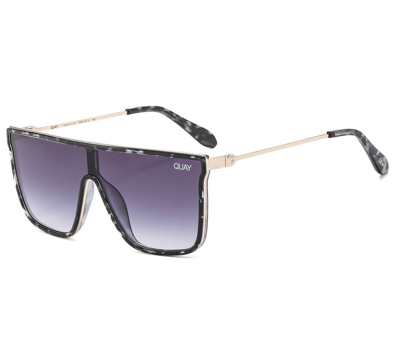 Quay Oversized Shield Sunglasses