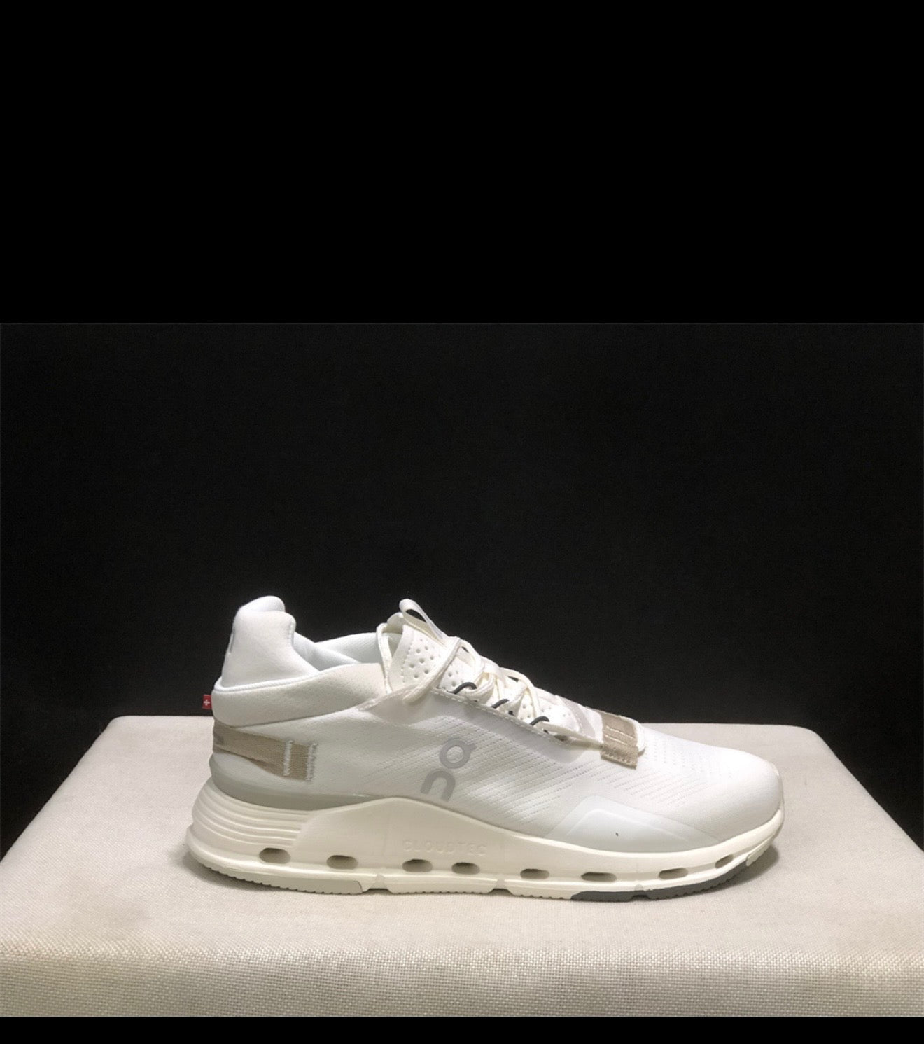 On Cloudnova All-White Sneakers